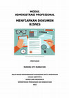 Research paper thumbnail of MENYIAPKAN DOKUMEN BISNIS