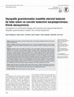 Research paper thumbnail of Comparison of conservative therapy with steroids and surgical treatment for idiopathic granulomatous mastitis: Our clinical experience