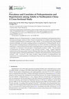 Prevalence and Correlates of Prehypertension and Hypertension among Adults in Northeastern China: A Cross-Sectional Study Cover Page