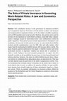 Research paper thumbnail of The Role of Private Insurance in Governing Work-Related Risks: A Law and Economics Perspective