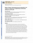 Research paper thumbnail of Modes of Hoping: Understanding hope and expectation in the context of a clinical trial of complementary and alternative medicine for chronic pain