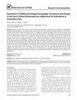 Research paper thumbnail of Dynamism in Traditional Ecological Knowledge: Persistence and Change in the Use of Totora (Schoenoplectus californicus) for Subsistence in Huanchaco, Peru