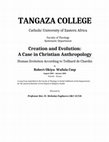 Research paper thumbnail of Creation and Evolution: A Case in Christian Anthropology