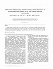 Research paper thumbnail of Observation of Fermi-energy dependent unitary impurity resonances in a strong topological insulator Bi2Se3 with scanning tunneling spectroscopy