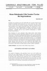 Research paper thumbnail of Roma Hukukunda Çiftçi Yasaları Üzerine Bir Değerlendirme