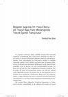 Research paper thumbnail of Belgeler Işığında 19. Yüzyıl Sonu-20. Yüzyıl Başı Türk Mimarlığında Teknik İçerikli Tartışmalar