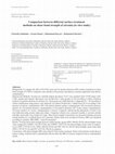 Research paper thumbnail of Comparison between different surface treatment methods on shear bond strength of zirconia (in vitro study)