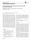 Research paper thumbnail of Fracture resistance of three-unit zirconia fixed partial denture with modified framework