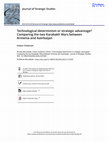 Research paper thumbnail of Technological determinism or strategic advantage? Comparing the two Karabakh Wars between Armenia and Azerbaijan