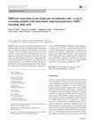 Research paper thumbnail of Different expression levels of glycans on leukemic cells-a novel screening method with molecularly imprinted polymers (MIP) targeting sialic acid