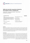 Research paper thumbnail of SERS active Ag–SiO2 nanoparticles obtained by laser ablation of silver in colloidal silica