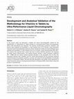 Development and Analytical Validation of the Methodology for Vitamins in Tablets by Ultra-Performance Liquid Chromatography Cover Page