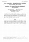 Research paper thumbnail of Apoyo social, estrés y autoestima en mujeres de familias monoparentales y biparentales Social support, stress and self-esteem in women from single-parent and bi-parent families