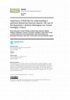 Research paper thumbnail of Importance of field data for understanding a potential Mousterian funerary deposit : the case of the Regourdou 1 skeleton (Montignac-sur-Vézère, Dordogne, France)