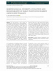 Research paper thumbnail of Morphological diversity, evolution and biogeography of early Pleistocene rabbits (Genus Oryctolagus )