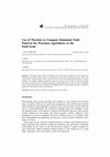 Research paper thumbnail of Use of Wavelets to Compare Simulated Yield Patterns for Precision Agriculture at the Field Scale