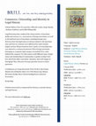 Research paper thumbnail of Commerce, Citizenship, and Identity in Legal History