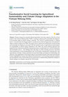 Research paper thumbnail of Transformative Social Learning for Agricultural Sustainability and Climate Change Adaptation in the Vietnam Mekong Delta