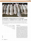 Pequeñas variaciones en el tiempo de ayuno y calidad de la carne de cerdo Cover Page