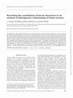 Research paper thumbnail of Revisiting the contribution of larval characters to an analysis of phylogenetic relationships of basal anurans