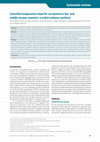 Research paper thumbnail of Controlled temperature chain for vaccination in low- and middle-income countries: a realist evidence synthesis