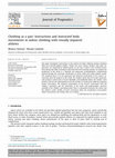 Research paper thumbnail of Climbing as a pair: Instructions and instructed body movements in indoor climbing with visually impaired athletes