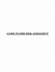 Fire Risk Assessment Cover Page