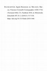 Research paper thumbnail of [Rezension zu:] Marica Milanesi, Vincenzo Coronelli. Cosmographer (1650–1718). (Terrarum Orbis, 13.) Turnhout, Brepols Publishers 2016. 472 s., 44 farb. Abb., € 125