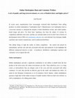 Research paper thumbnail of Online Marketplace Bans and Consumer Welfare - a Tale of Quality and Long Term Investment, or a Story of Limited Choice and Higher Prices?