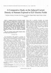 Research paper thumbnail of A Comparative Study on the Induced Current Density in Humans Exposed to ELF Electric Fields