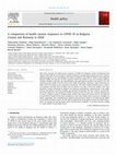 Research paper thumbnail of A comparison of health system responses to COVID-19 in Bulgaria, Croatia and Romania in 2020 R