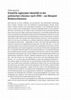 Research paper thumbnail of Entwürfe regionaler Identität in der polnischen Literatur nach 1990 – am Beispiel Niederschlesiens