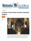 Research paper thumbnail of LE CHIESE E I MURI DI SUONO, LA MUSICA AL MOMENTO SBAGLIATO