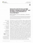 Research paper thumbnail of Eukaryotic Cell Toxicity and HSA Binding of [Ru(Me4phen)(bb7)]2+ and the Effect of Encapsulation in Cucurbit[10]uril