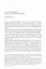 Research paper thumbnail of La "fitta trama" della storia veneziana, in Erudizione, politica, cultura. Sull'opera di Innocenzo Cervelli, "Studi storici", 60 (2019/3), pp. 549-558