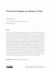 Research paper thumbnail of The Book of Revelation as a Breviary of Hope