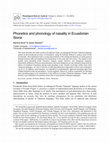 Research paper thumbnail of Phonetics and phonology of nasality in Ecuadorian Siona