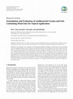 Research paper thumbnail of Formulation and Evaluation of Antibacterial Creams and Gels Containing Metal Ions for Topical Application