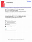 Sport, psychology and Christianity: welfare, performance and consultancy Cover Page