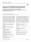 Research paper thumbnail of Inferences on metal pollution in the natural spawning zone of Bangladesh river and pollution management strategies