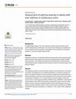 Research paper thumbnail of Assessment of asthma severity in adults with ever asthma: A continuous score