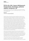 Research paper thumbnail of Review of Klaus M. Girardet, Januar 49 v.CHR.: Caesars Militärputsch. Vorgeschichte, Rechtslage, politische Aspekte. Antiquitas I, 69.   Bonn:  Dr. Rudolf Habelt Verlag, 2017. Bryn Mawr Classical Review 2018.09.44