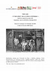 Research paper thumbnail of [résumé et programme] Loger, nourrir, soigner et exploiter les animaux. L’apport du petit mobilier archéologique pour les sites d’époque romaine