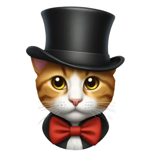 Cat with tophat