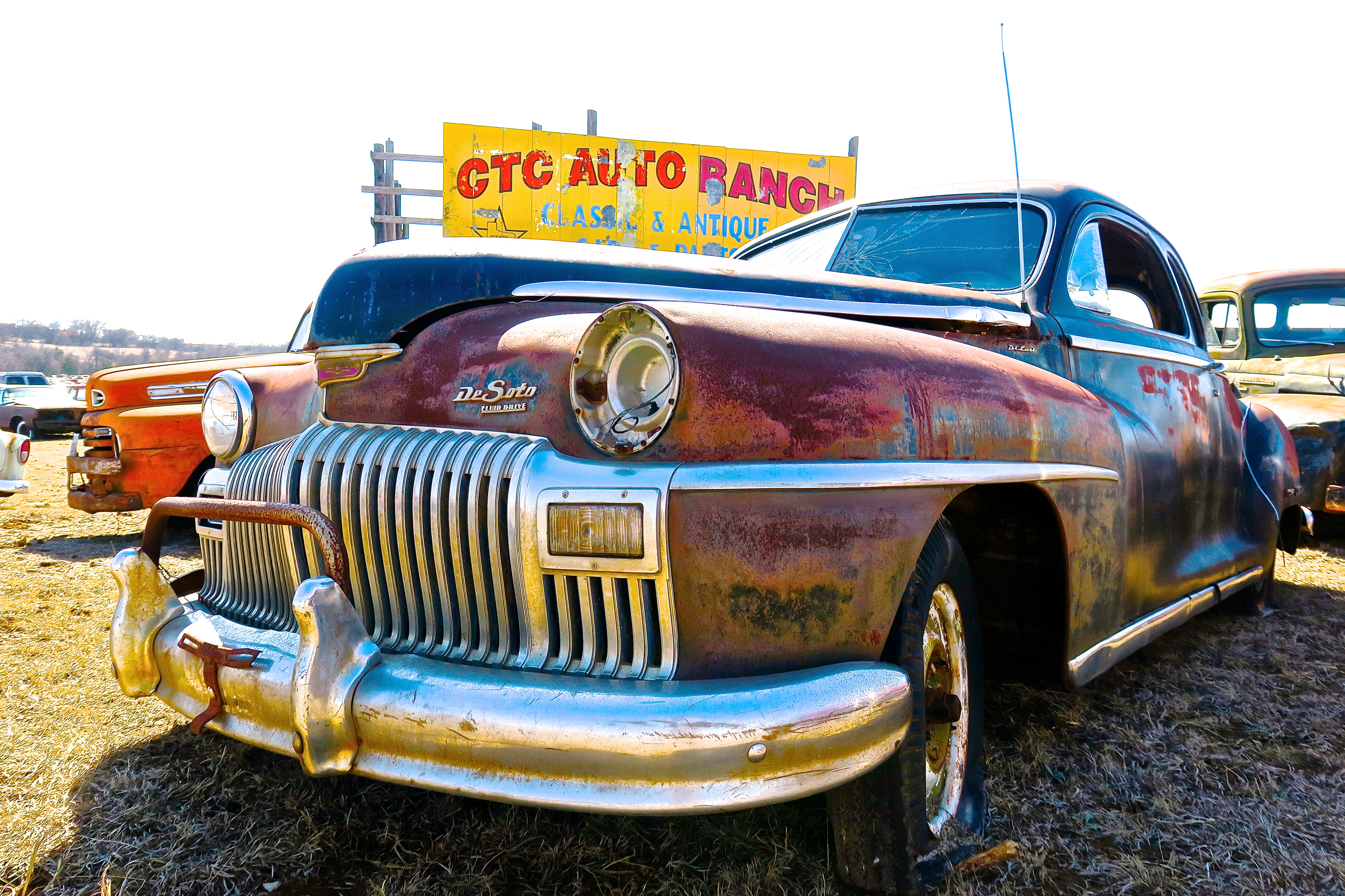 1948ish Desoto Deluxe Club Coupe at CTC Auto Ranch