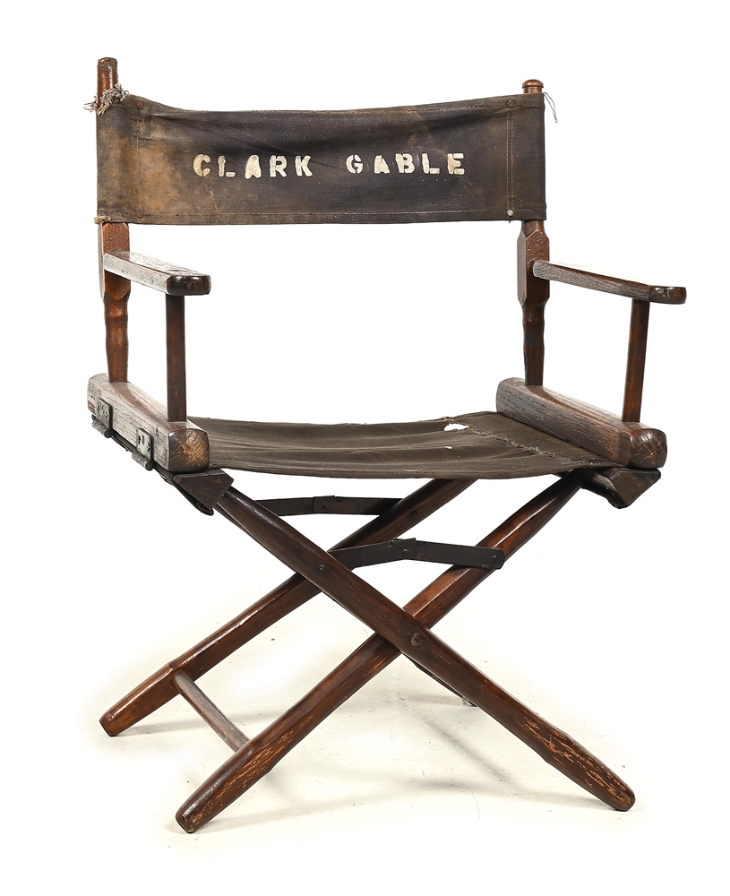 CLARK GABLES DIRECTORS CHAIR