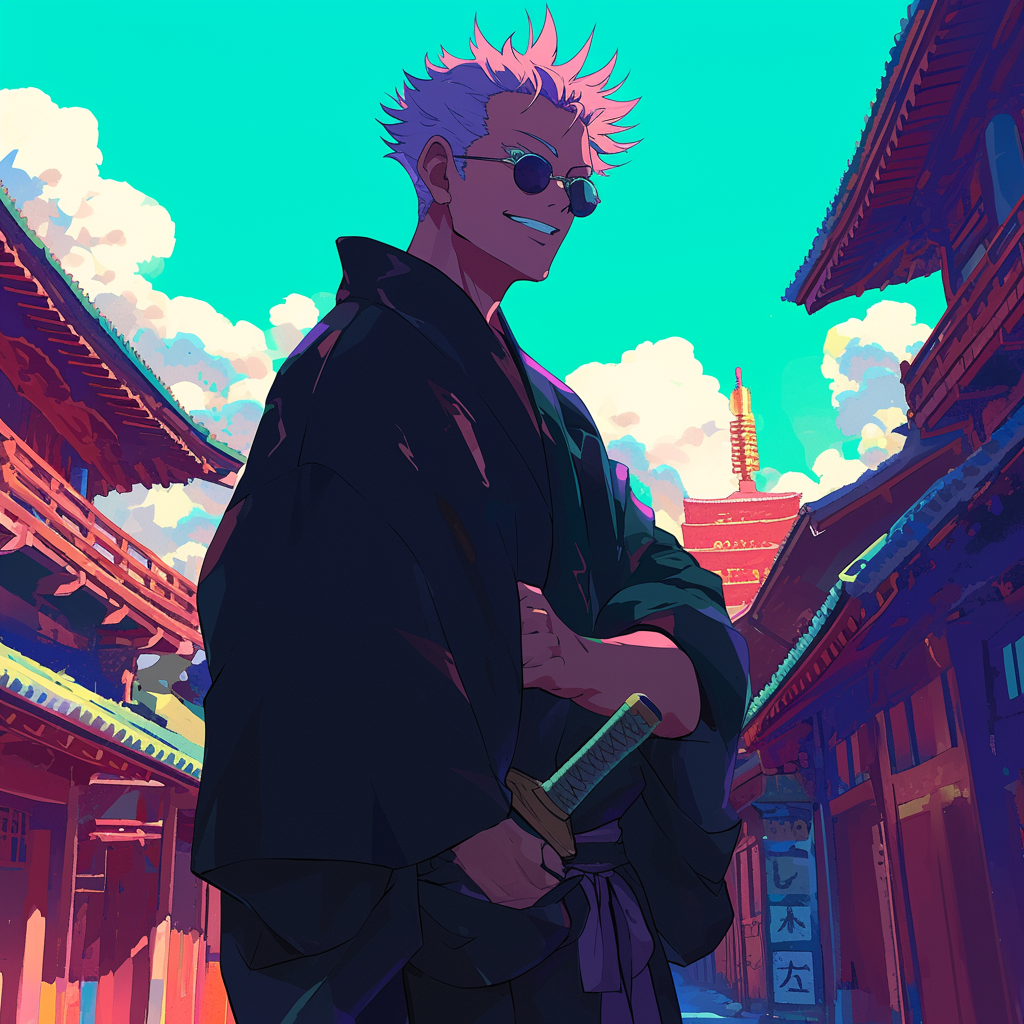 Anime Samurai Avatar: Satoru Gojo from Jujutsu Kaisen by patrika