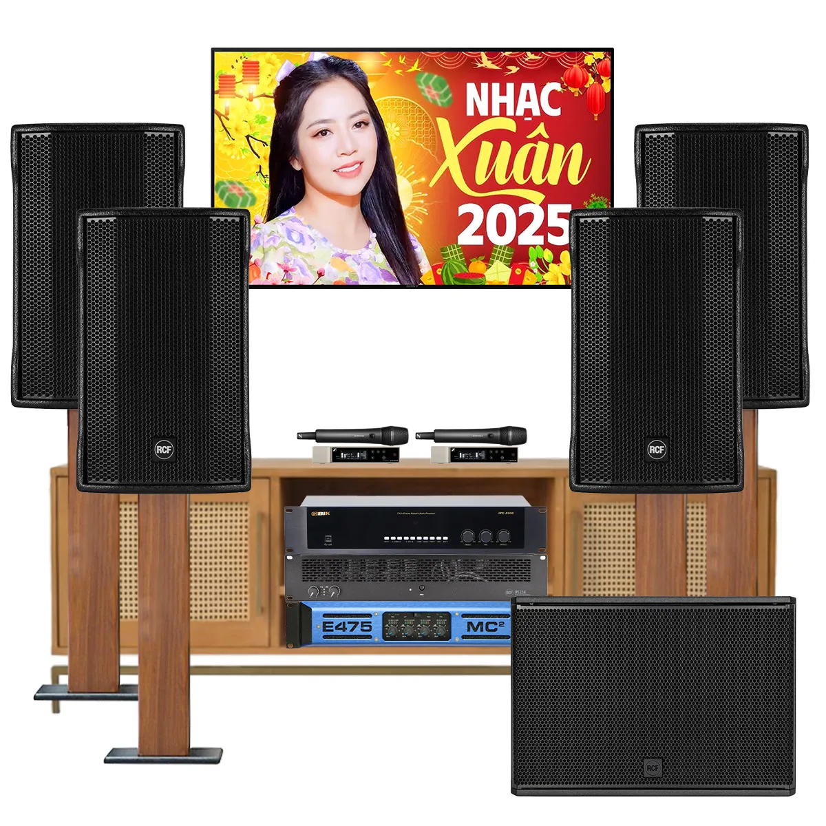 Dàn karaoke cao cấp RCF 21