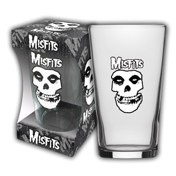 Misfits Skull Beer Glass