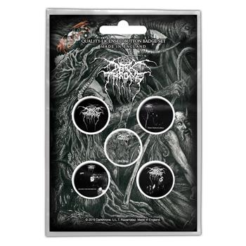 Darkthrone Old Star Button Pin Set